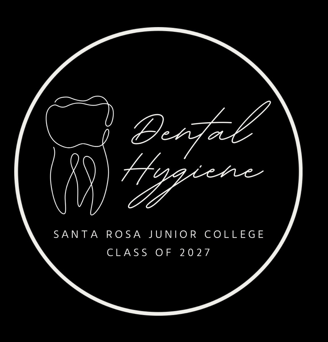 Dental Hygiene Logo Santa Rosa Junior College Class of 2027
